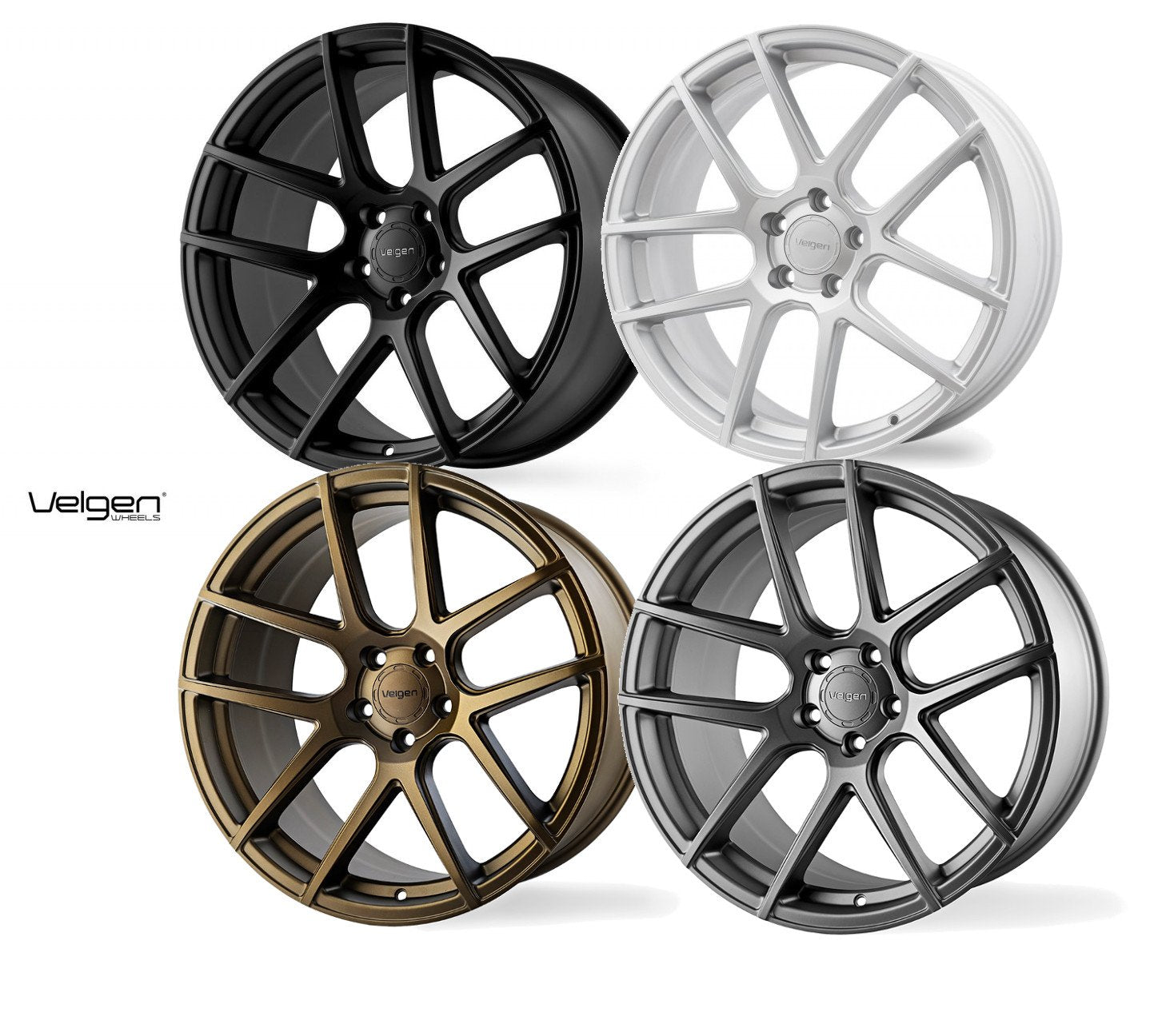 Velgen Alu kola VMB5 v 20" a 22" pro Jeep Grand Cherokee, bronzová, stříbrná, černá, bronzová