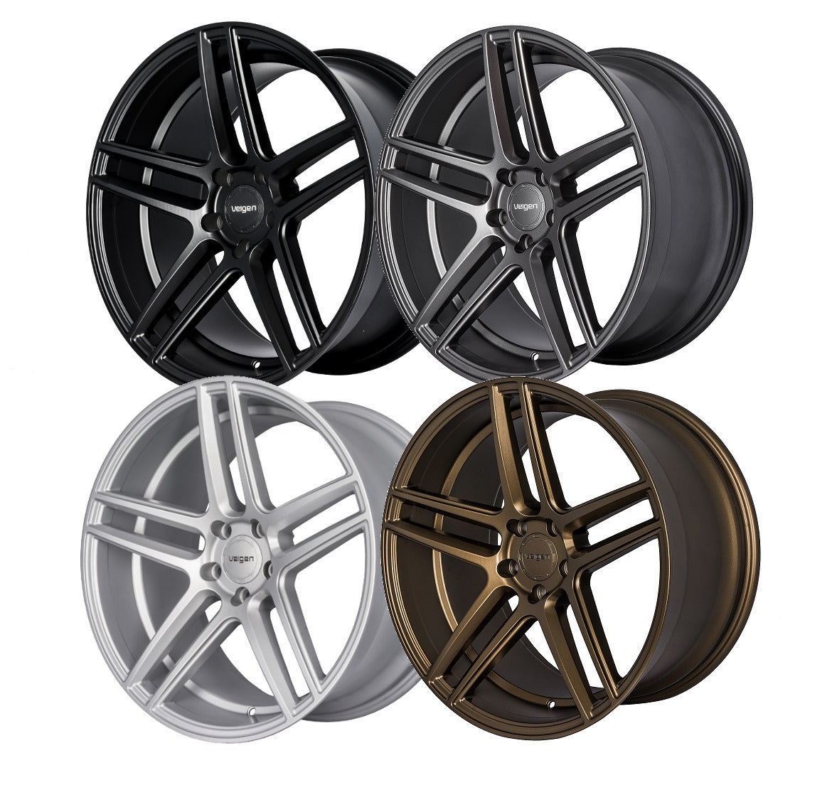 Velgen Dělené 5 kol na 20 a 22" pro SUV Jeep Grand Cherokee, blakc, bronz, stříbro, bronz