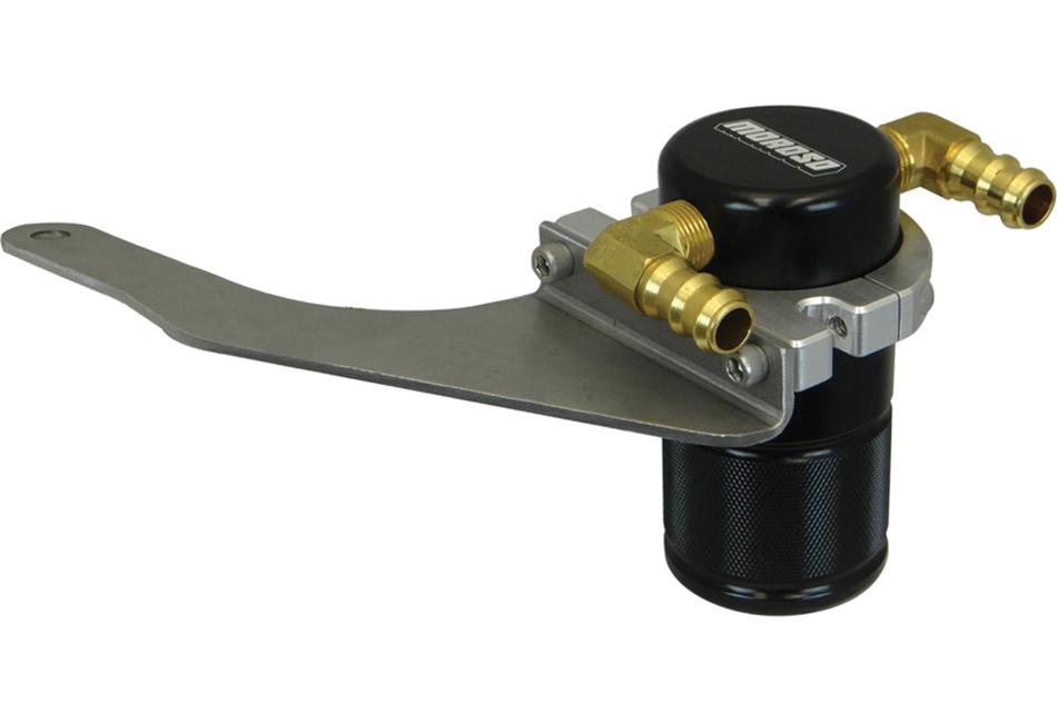 Separador de aceite Moroso S550 Mustang GT de cuerpo pequeño y aire negro