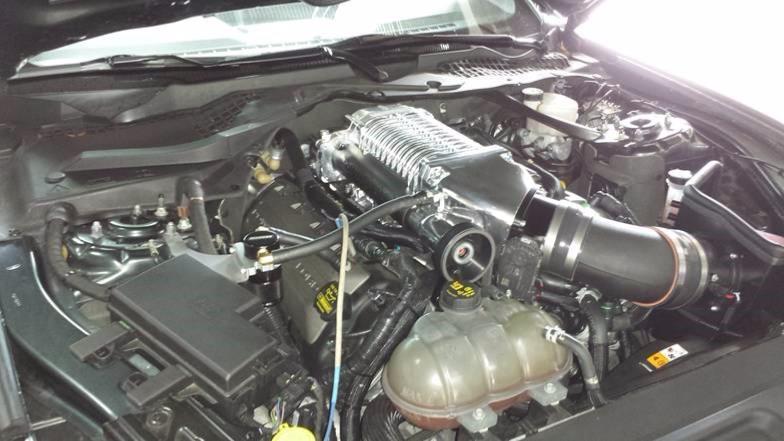 Moroso S550 Mustang GT Small Body Black Air Oil Separator