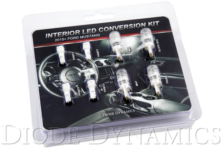 Diode Dynamics Kit de conversão LED interior S550 Mustang 2015-17