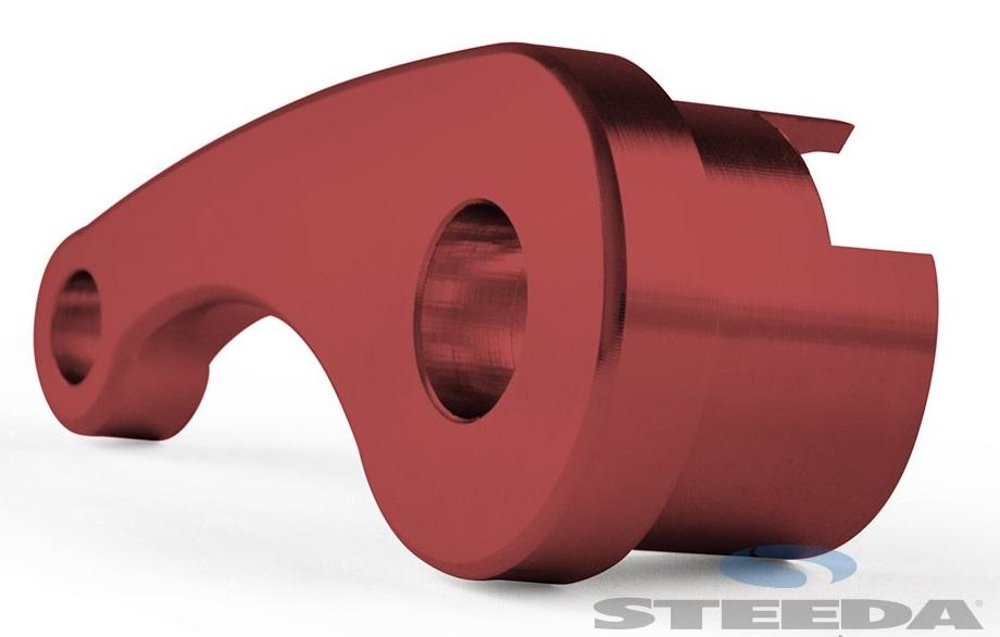 Steeda Focus mk3 Billet Interior Hood Latch - Red