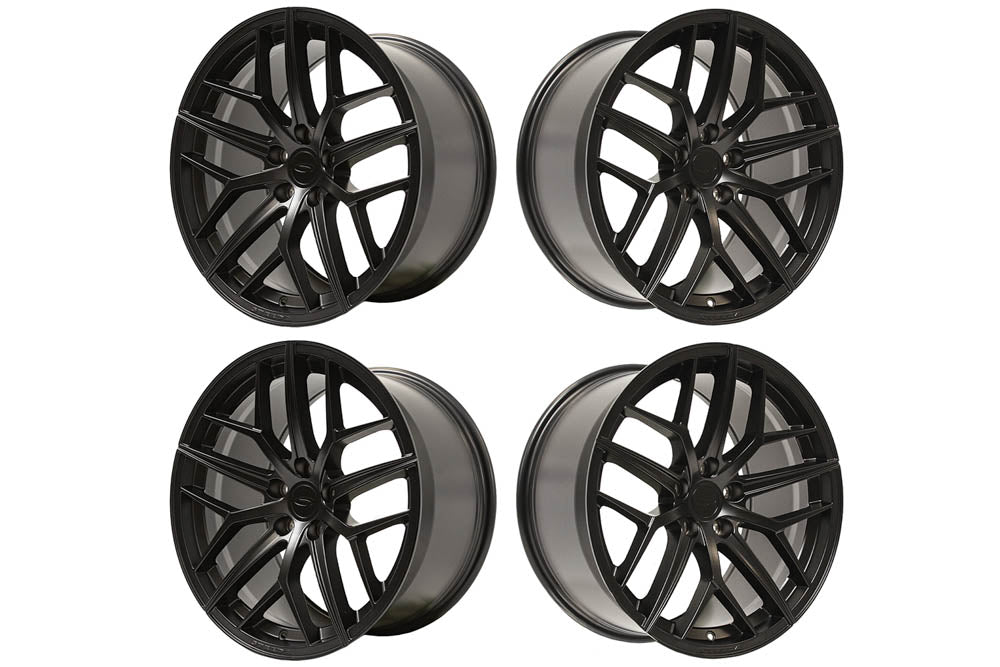 Steeda 20" Trident Wheels Satin Black