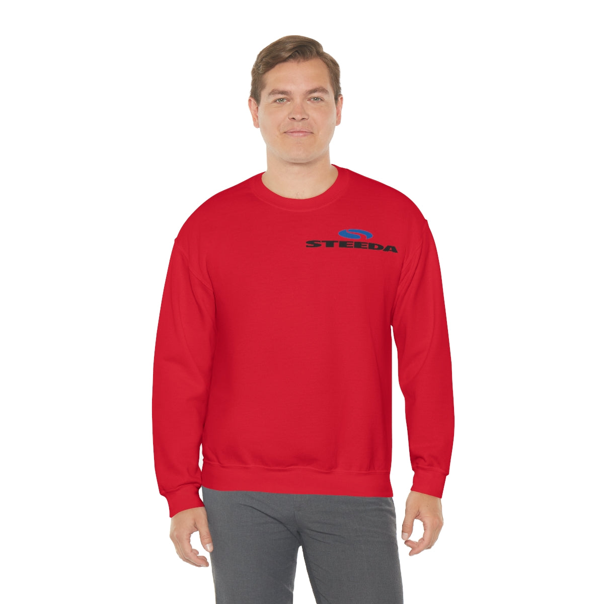 Sweatshirt mit Rundhalsausschnitt und Steeda-Logo - 3 Farben