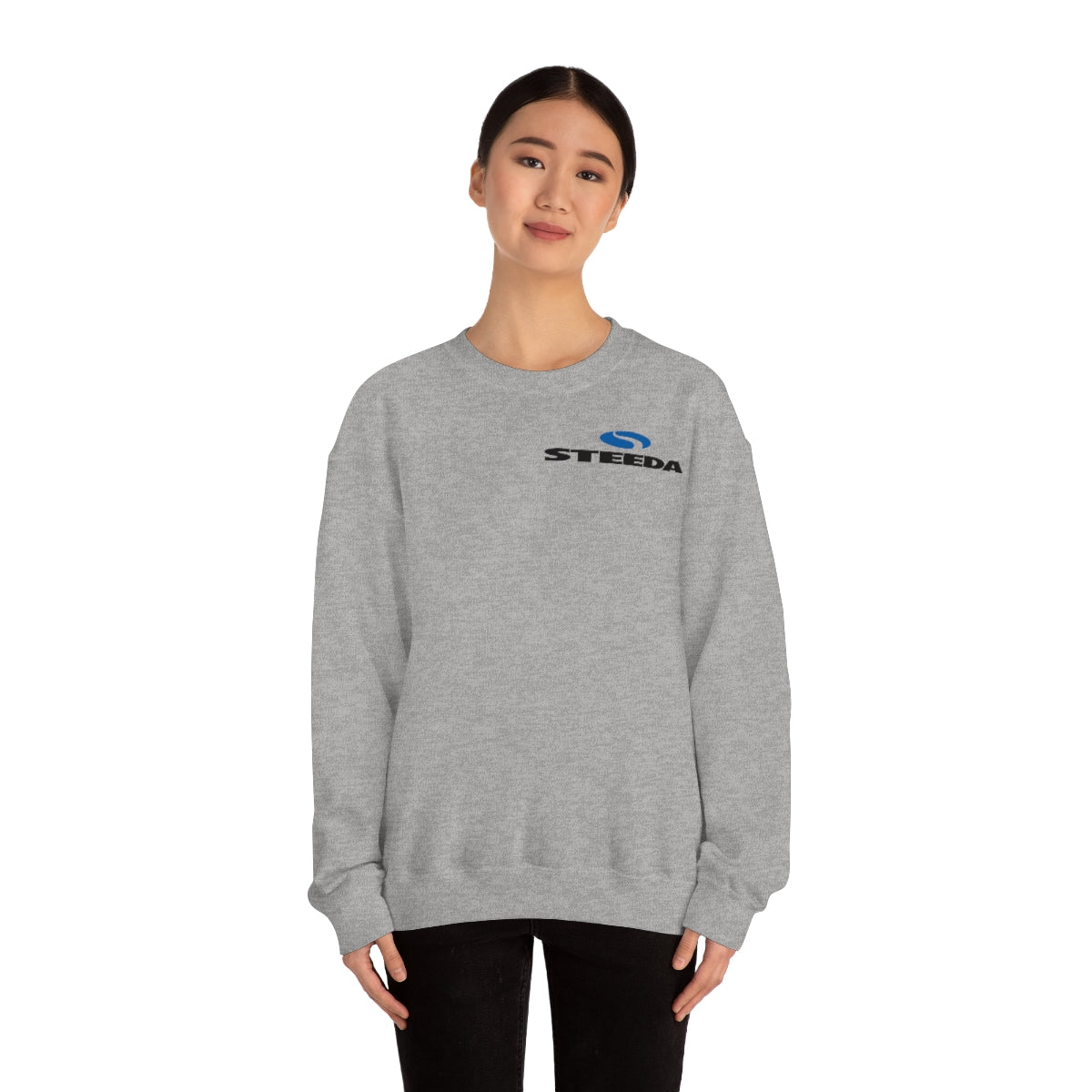 Sweatshirt mit Rundhalsausschnitt und Steeda-Logo - 3 Farben