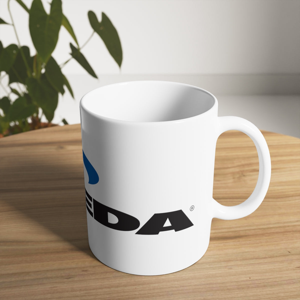 Steeda Logo Taza de cerámica blanca, 11 oz y 15 oz