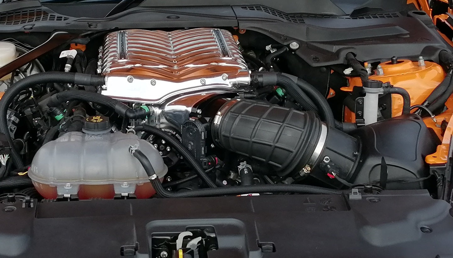 Whipple S550 Mustang dvojitá šroubová kompresorová souprava